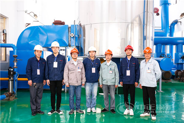 赣州15吨小型生物质锅炉,中正锅炉积极协调和指导锅炉安装